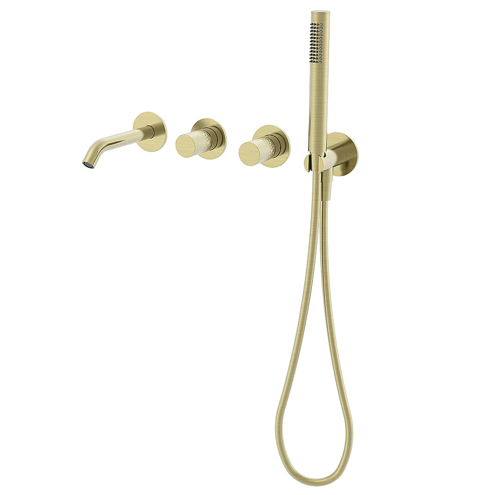 Смеситель для ванны Vincea Aura VBTW-6AU1BG брашированное золото купить в интернет-магазине сантехники Sanbest