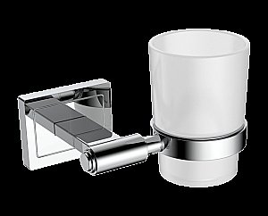 Стакан для зубных щеток CeramaLux Gamma 12302 хром купить в интернет-магазине сантехники Sanbest