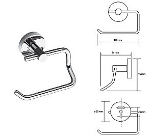 Держатель для туалетной бумаги Bemeta Omega 104112042 купить в интернет-магазине сантехники Sanbest