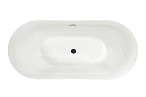 Акриловая ванна Royal Bath Pafos RB611701 175х75 Белая/Фурнитура Черная матовая купить в интернет-магазине Sanbest