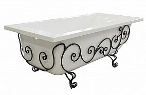 Ванна Эстет Дельта 150x75 цвет по RAL c блестками купить в интернет-магазине Sanbest