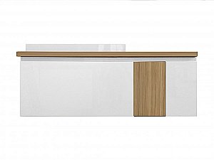 Тумба с раковиной Эстет Malibu 140 белая для ванной в интернет-магазине Sanbest