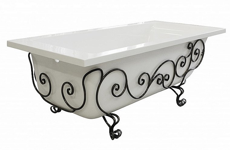 Ванна Эстет Дельта 150x75 цвет по RAL c блестками купить в интернет-магазине Sanbest