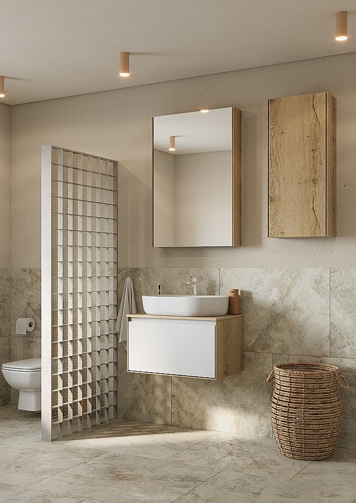 Раковина накладная Акватон Одри 62 1WH501710 белая купить в интернет-магазине Sanbest