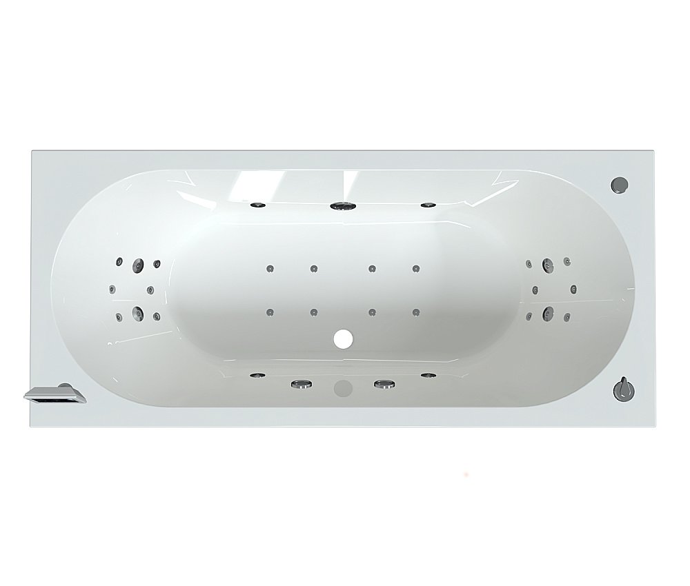 Гидромассажная ванна Радомир Вальс Люкс 200х100 хром купить в интернет-магазине Sanbest