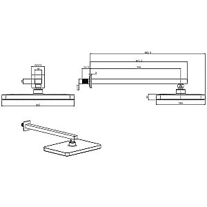 Верхний душ Aquatek AQ2081CR хром купить в интернет-магазине сантехники Sanbest