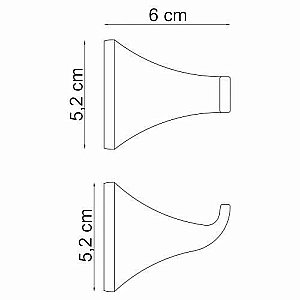 Крючок WasserKRAFT Wern K-2523 купить в интернет-магазине сантехники Sanbest