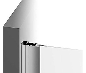 Душевой уголок Ravak Pivot PDOP1+PPS 80х100 профиль белый с белыми ручками/стекло прозрачное купить в интернет-магазине Sanbest