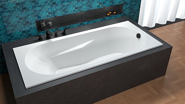 Акриловая ванна Riho Lazy 170x75 белая купить в интернет-магазине Sanbest