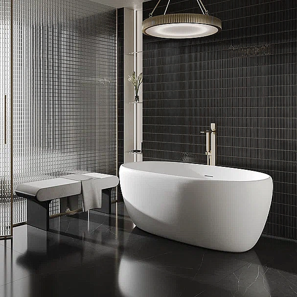 Ванна Salini LUCE S-stone 100122M 150x75 белая купить в интернет-магазине Sanbest