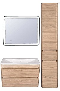 Тумба с раковиной Style Line Атлантика 100 подвесная для ванной в интернет-магазине Sanbest