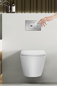 Кнопка для инсталляции ABBER AC0122S хром глянцевый купить в интернет-магазине сантехники Sanbest