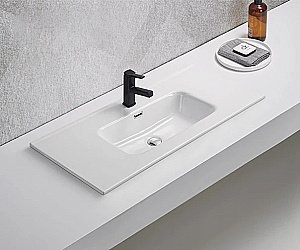 Раковина Gid Integrado 101 9010s 71159 белая купить в интернет-магазине Sanbest