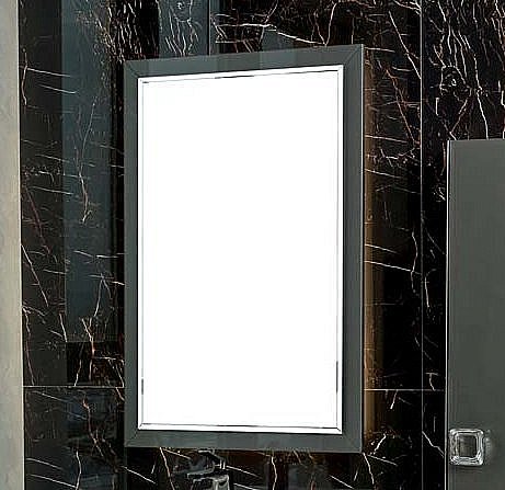 Зеркало Armadi Art Lucido Dolce 567-GR 105 глянцевый графит в ванную от интернет-магазине сантехники Sanbest