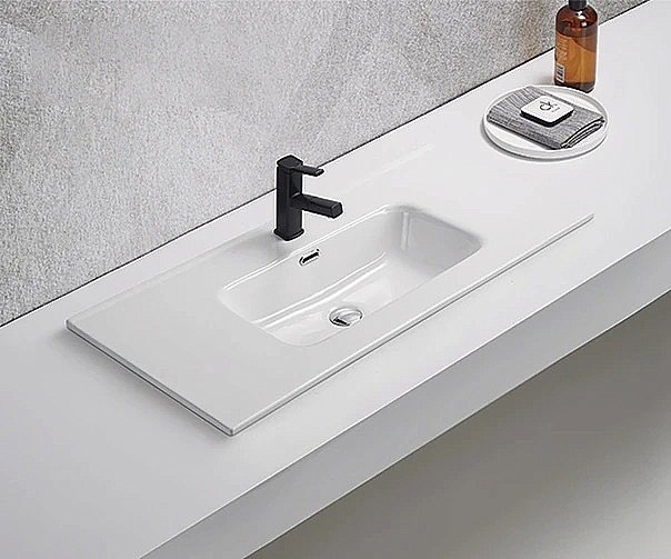 Раковина Gid Integrado 101 9010s 71159 белая купить в интернет-магазине Sanbest