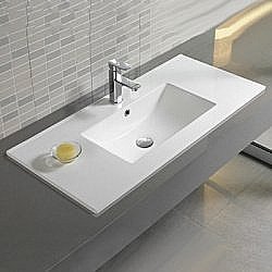 Раковина Melana E100 (9100E) 9100E-805 белая купить в интернет-магазине Sanbest