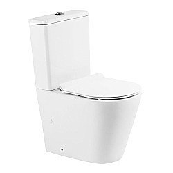 Унитаз-компакт BelBagno FLAY-R безободковый, с бачком, слив-торнадо купить в интернет-магазине Sanbest