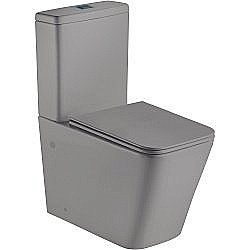 Унитаз напольный WeltWasser GELBACH 001 XL MT-GR серый матовый купить в интернет-магазине Sanbest