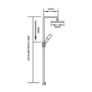 Душевая система MIXLINE ML2400 530033 купить в интернет-магазине сантехники Sanbest