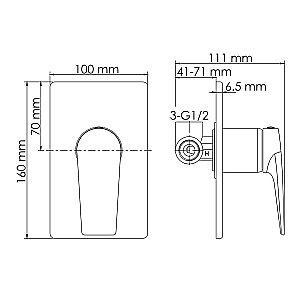 Гигиенический душ WasserKRAFT Wiese 8400 A8451.186.239.215 оружейная сталь купить в интернет-магазине сантехники Sanbest