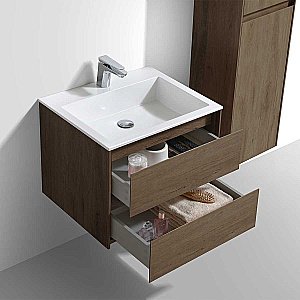 Тумба с раковиной Vincea Luka 60 T.Oak для ванной в интернет-магазине Sanbest