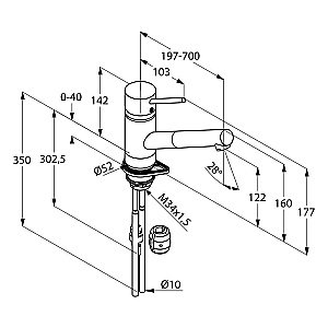 Смеситель для кухни Kludi Scope XL 339310575 купить в интернет-магазине сантехники Sanbest