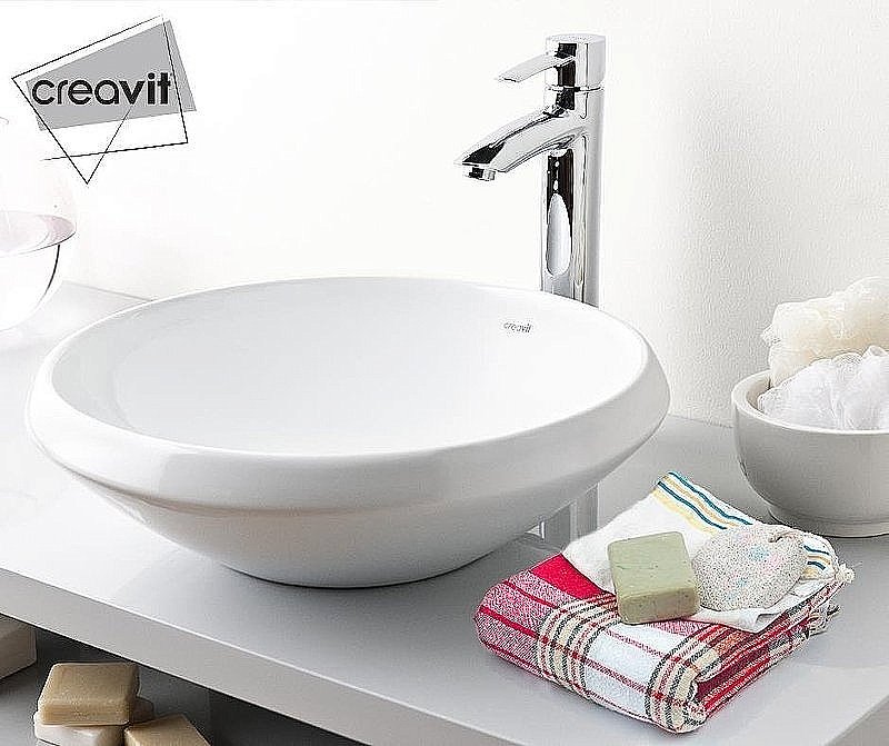 Раковина Creavit Minimal 45 MN045.00000 белая купить в интернет-магазине Sanbest