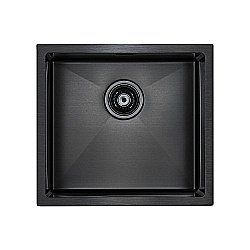 Мойка кухонная Paulmark Weser PM804844-GM Черная купить в интернет-магазине сантехники Sanbest