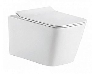 Унитаз подвесной Bravat Manno C21201UW-RUS безободковый, с крышкой микролифт купить в интернет-магазине Sanbest