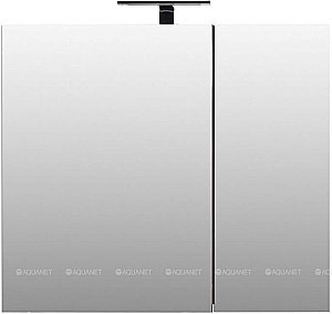 Зеркальный шкаф Aquanet Нью-Йорк 100 орех купить в интернет-магазине сантехники Sanbest