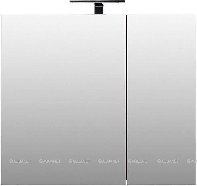 Зеркальный шкаф Aquanet Нью-Йорк 100 орех купить в интернет-магазине сантехники Sanbest