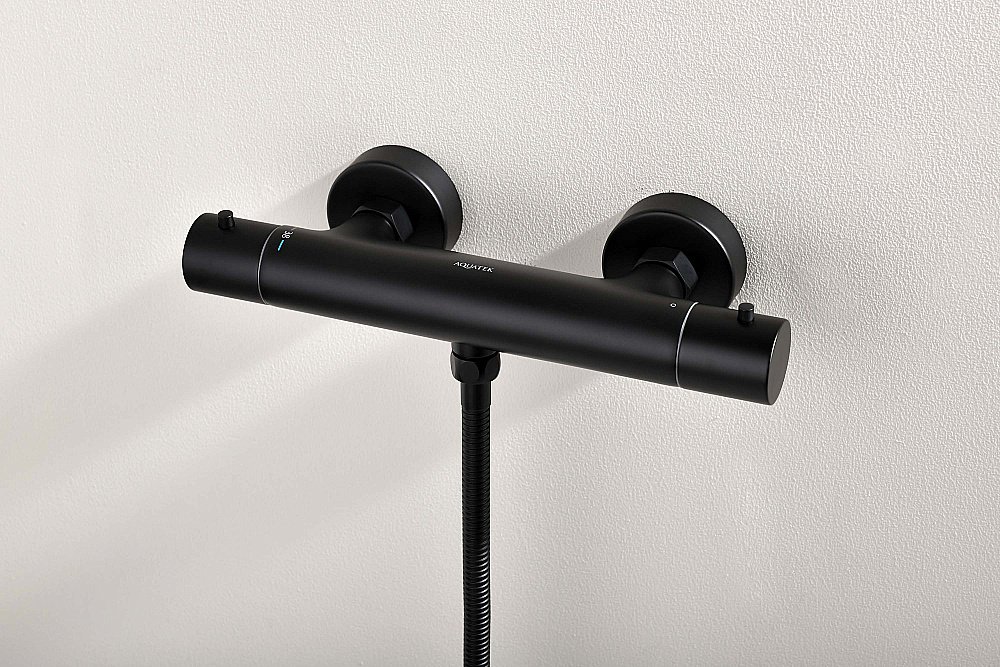 Cмеситель для душа Aquatek Европа AQ1363MB черный матовый купить в интернет-магазине сантехники Sanbest