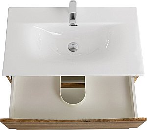 Тумба с раковиной BelBagno MARINO-CER-N-800-2C-SO-RR-P Rovere Rustico для ванной в интернет-магазине Sanbest