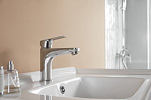 Смеситель для раковины Bravat Rhein F1429564CP-9-ENG купить в интернет-магазине сантехники Sanbest