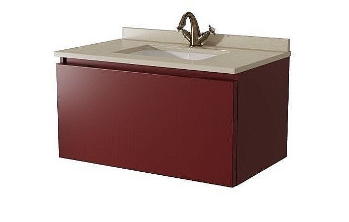 Тумба с врезной раковиной Caprigo Ponza 71-80F для ванной в интернет-магазине Sanbest