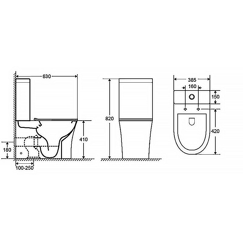 Инсталляция для унитаза Azario AZ-8010-1000 купить в интернет-магазине сантехники Sanbest