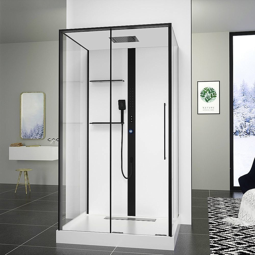 Душевая кабина Black&White Galaxy G8037 80х110 купить в интернет-магазине Sanbest