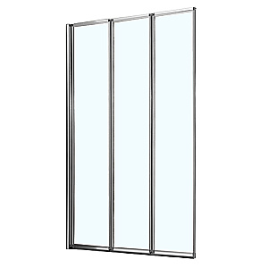 Шторка для ванны Azario PRESTON 90 AZ-NFC6433 стекло прозрачное/профиль хром купить в интернет-магазине Sanbest