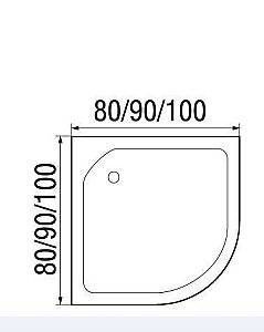 Душевая кабина River Nara Light 15 80x80 МТ купить в интернет-магазине Sanbest