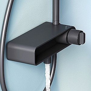 Душевая система AM.PM X-Joy F0785A722 черная купить в интернет-магазине сантехники Sanbest