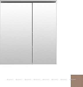 Зеркальный шкаф De Aqua Алюминиум 261765 70 медь купить в интернет-магазине сантехники Sanbest