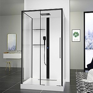 Душевая кабина Black&White Galaxy G8037 80х110 купить в интернет-магазине Sanbest