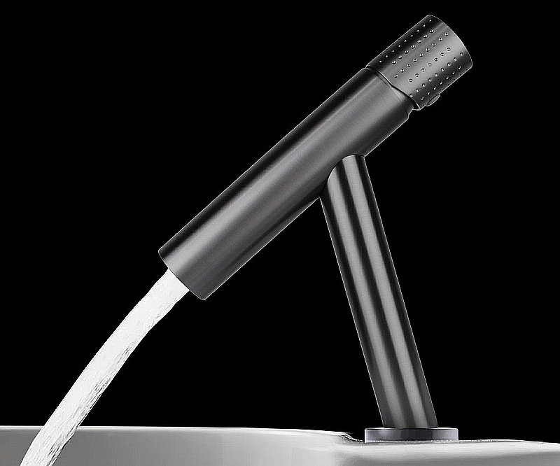 Смеситель для раковины Bronze de Luxe Liberty 102GG графит купить в интернет-магазине сантехники Sanbest