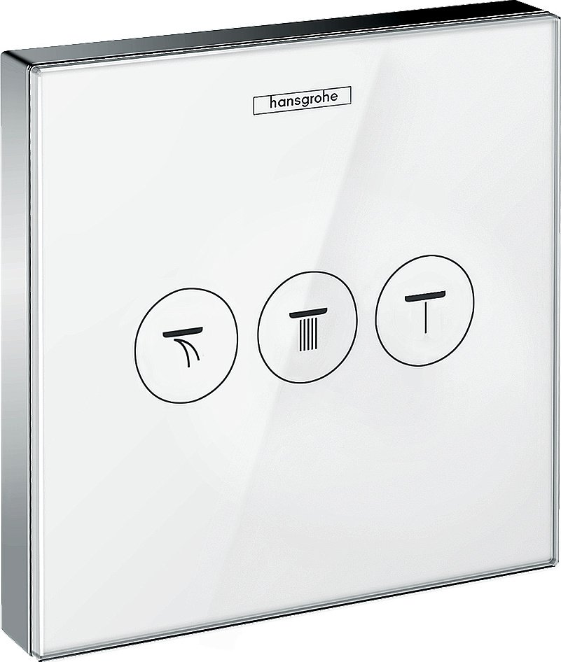 Смеситель для душа Hansgrohe ShowerSelect Glass 15736400 купить в интернет-магазине сантехники Sanbest