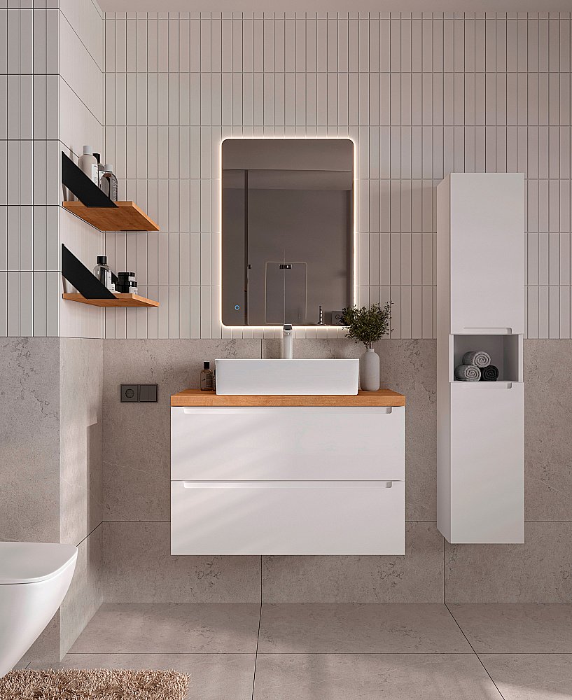 Раковина Oliveeka Bowl 56 9690A белая купить в интернет-магазине Sanbest