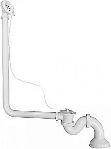 Слив-перелив для ванны Эстет Wirquin ФР-00015639 белый матовый купить в интернет-магазине сантехники Sanbest