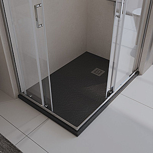 Душевой поддон Belbagno TRAY-MR-UNO-AH-120/80-35-NERO черный купить в интернет-магазине Sanbest