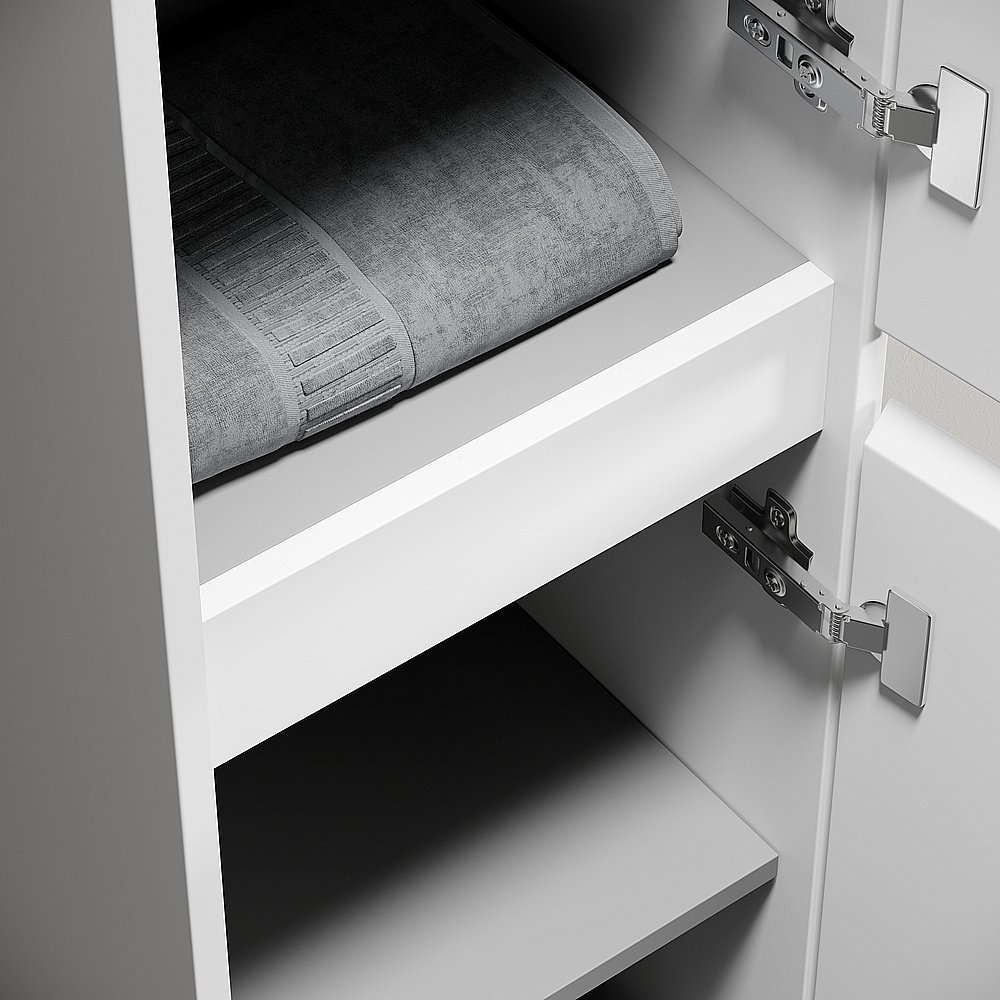 Пенал Sancos Libra Floor PLB35FW белый для ванной в интернет-магазине сантехники Sanbest