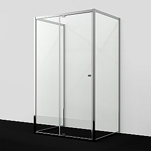 Душевой уголок WasserKRAFT Aula 11P 11P21 120х900 профиль хром/стекло прозрачное купить в интернет-магазине Sanbest