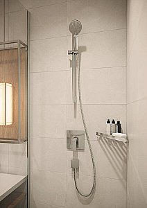 Полка Hansgrohe AddStoris 41741000 хром купить в интернет-магазине сантехники Sanbest